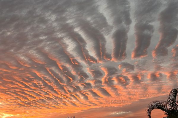 A radiant sunset over a peaceful horizon, symbolising reflection, spiritual awareness, and the universal law of creating tomorrow through today’s actions.